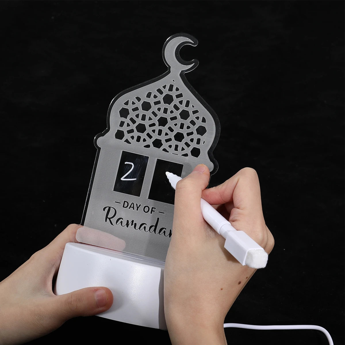 Ramadan Kareem LED Lamp – Eid Mubarak Home Decor & Gifts